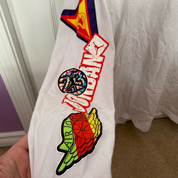 Air Jordan | multi graphic longsleeve NWOT - Picture 2 of 4